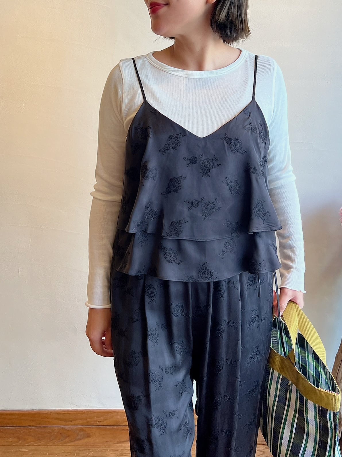 TICCA キャプラローズエンブロイダリービスチェ TICCA / キュプラローズエンブロイダリービスチェ | anouk