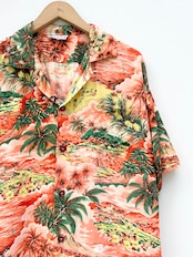 60s S/S HAWAIIAN SHIRT Size L程