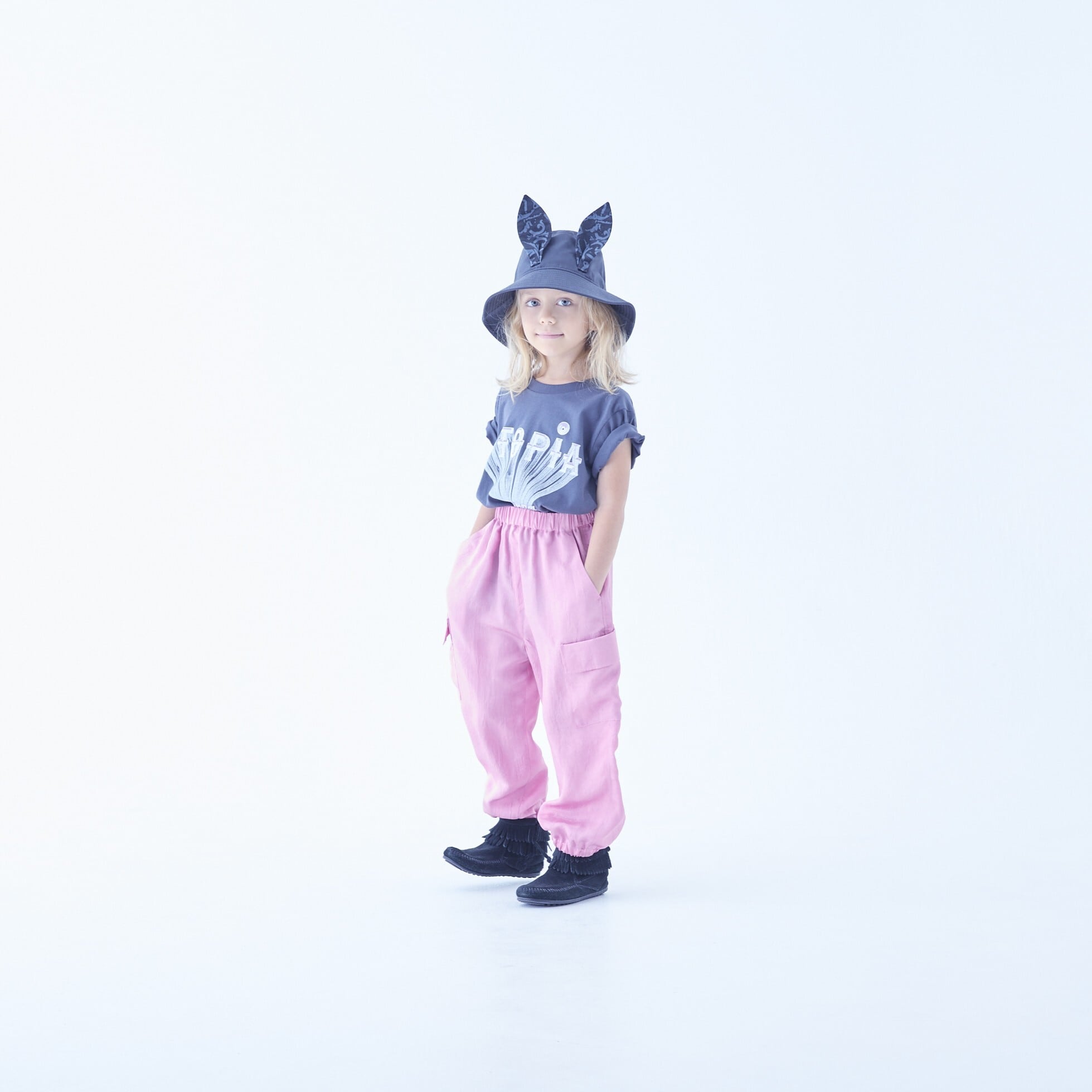 26SS】eLfinFolk(エルフィンフォルク)AZULEJOS Beast Bucket Hat black