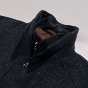 Wilkes Bashford ウィルクスヴァシュフォード ツイード ヘリンボーン コート 裏地ペイズリー サイズ M /LE.MA.TEXイタリア生地/タカキュー