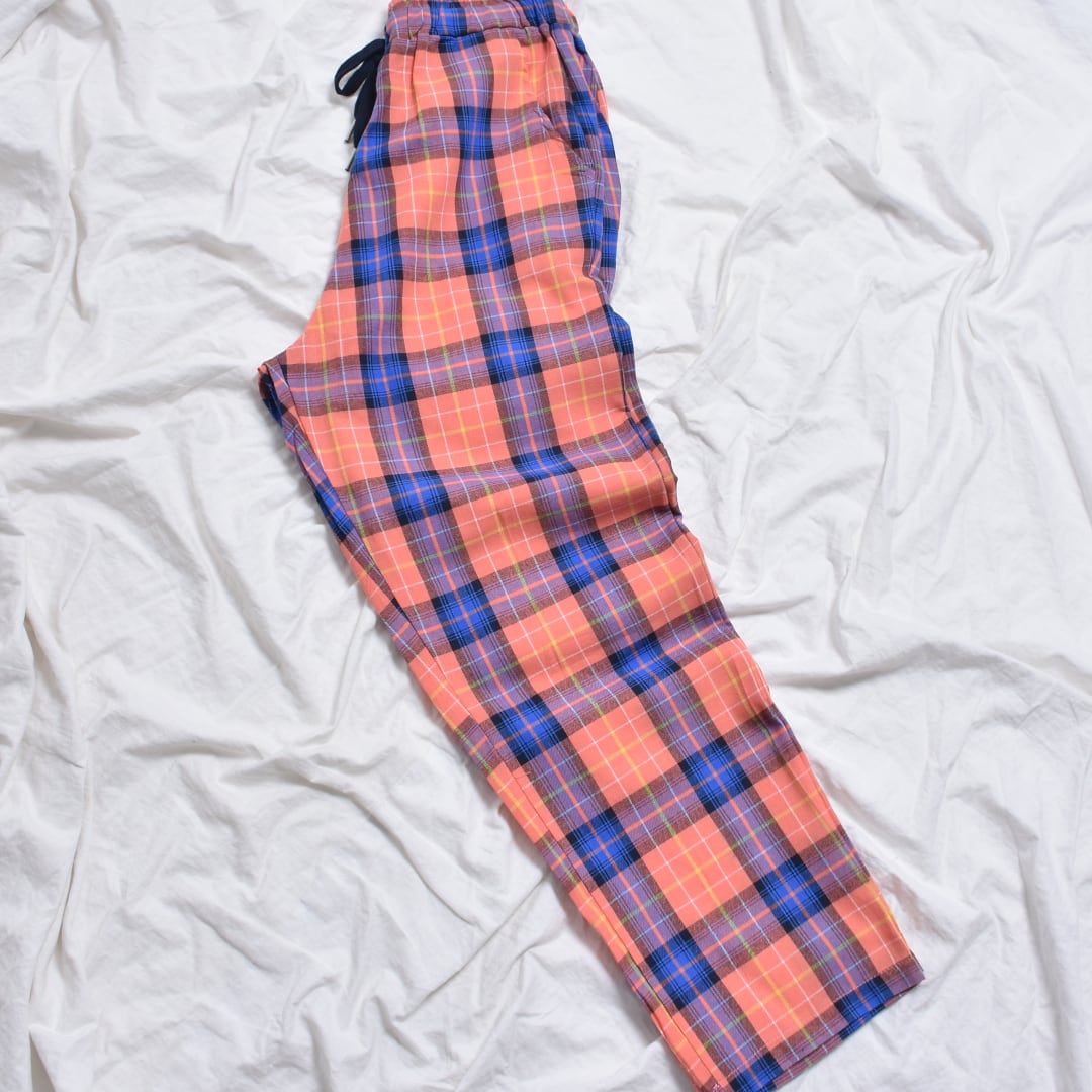 50%OFF】チェックパンツ(ORANGE) | VOLCAN&APHRODITE