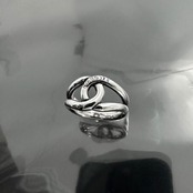 OPEN TEARDROP RING / オープンティアドロップリング