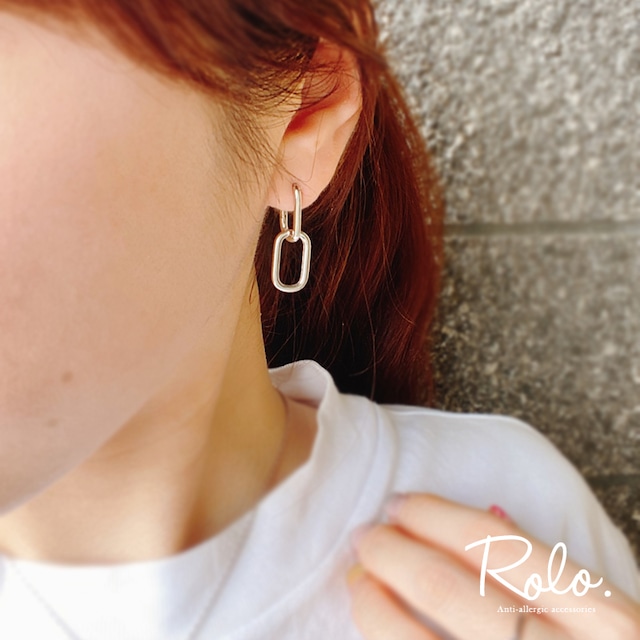 2WAY チェーンピアス シルバー925