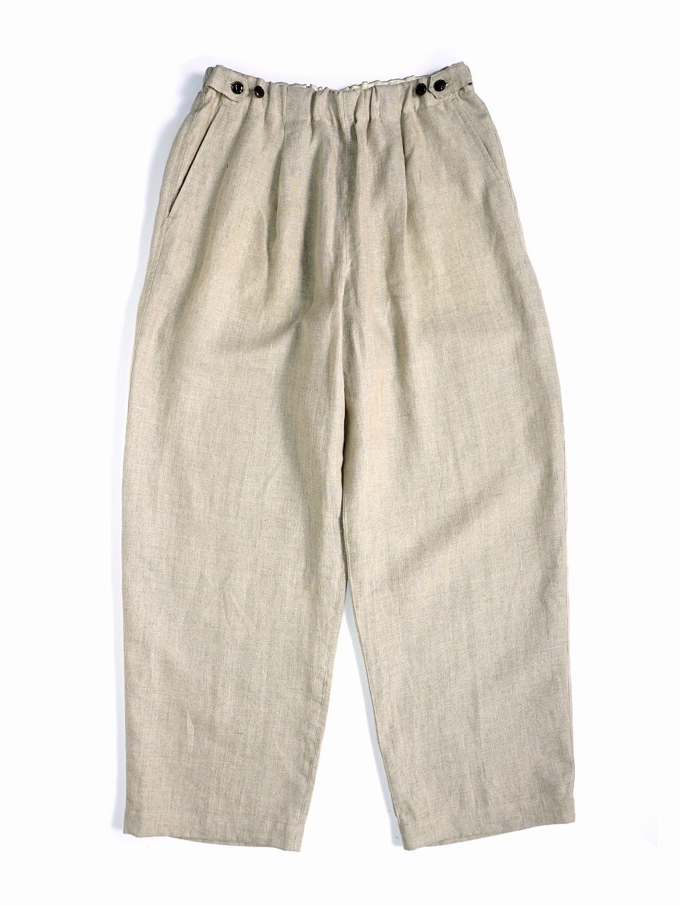 French Linen Wide Easy Pants