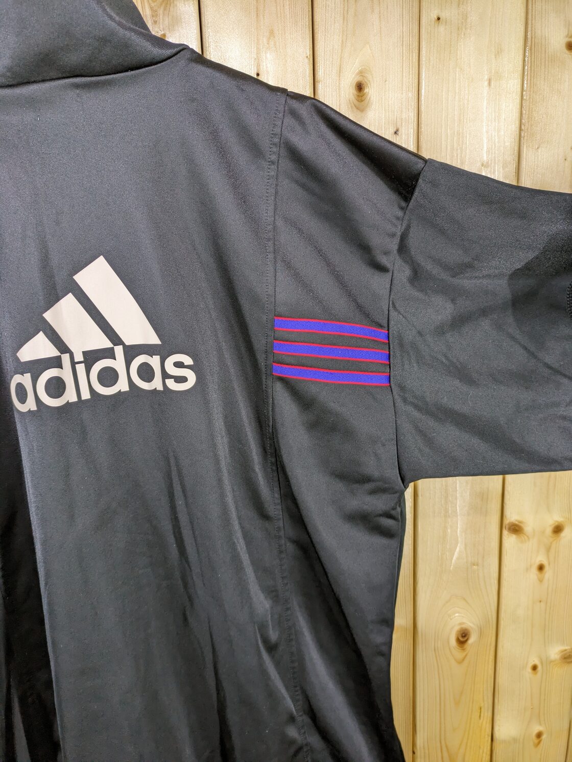 90s adidas トラックジャケット size: ジャージ 万国旗タグ 