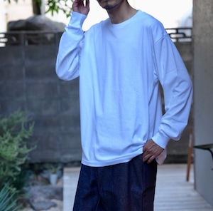 COMOLI(コモリ) / コットンジャージ長袖Tシャツ-WHITE-(Z01-05026)