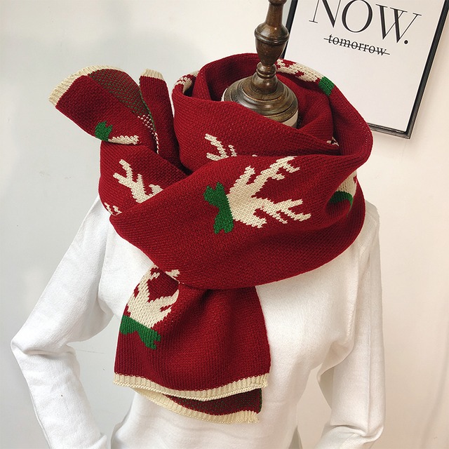 ニットスカーフ オータムウィンター 秋物 冬物 ブラック・アイド・ピーズ19064382075