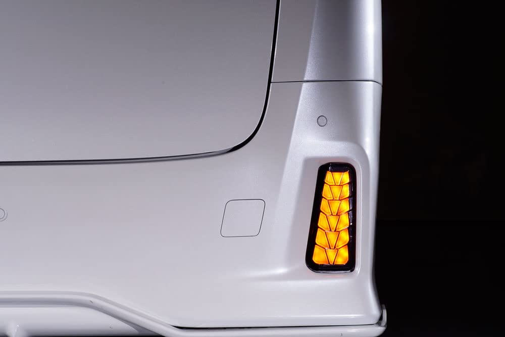 アルファード 30 ヴェルファイア 30系 LED 流れるウインカー リフレクターレンズ スモーク AVEST Vertical Arrow アルファード30系後期対応 ブレーキ シーケンシャル スモール連動