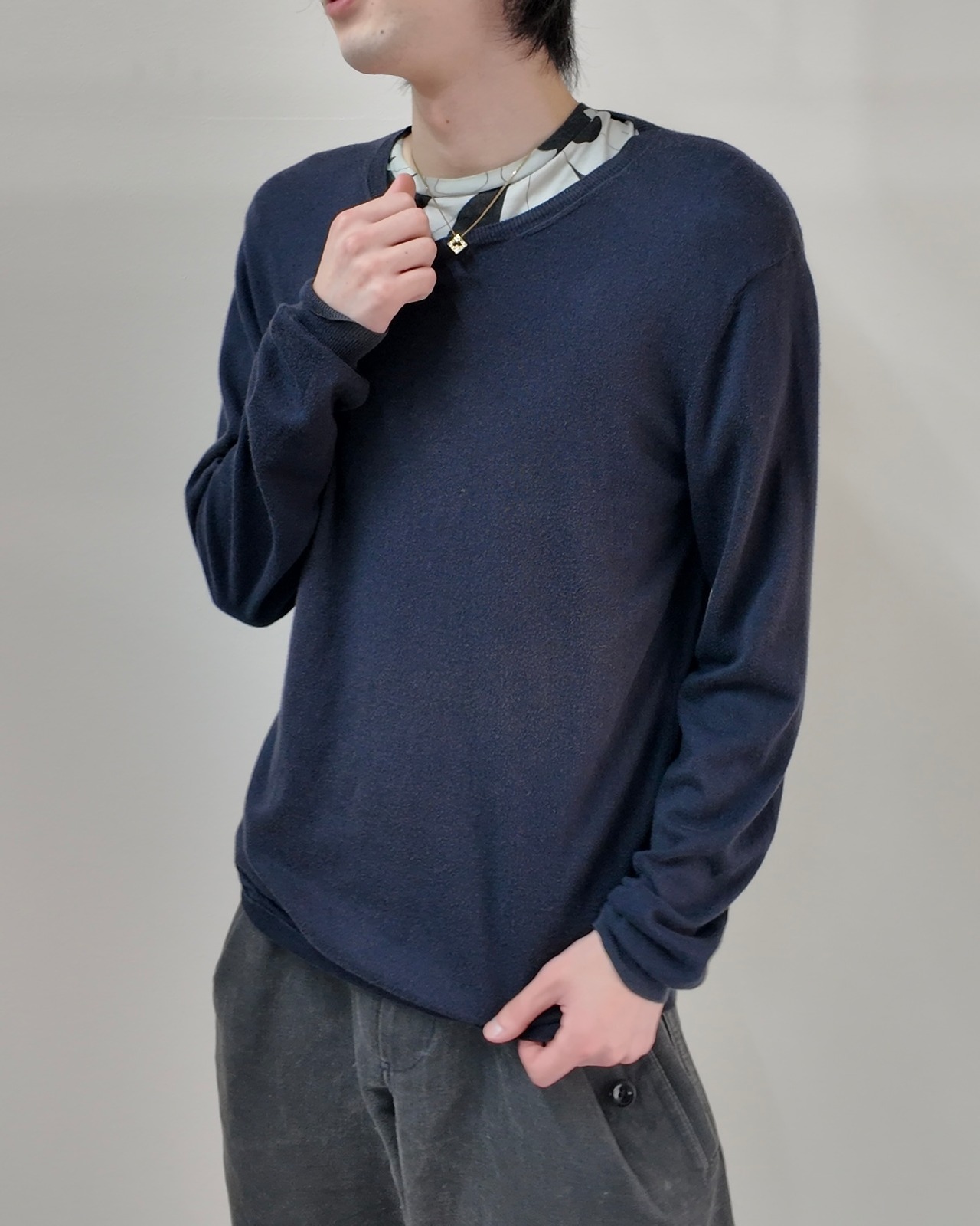 【2018/SS PRADA】basic faded knit