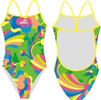 Delfina - Aqua Flora One Light back Swimsuit
