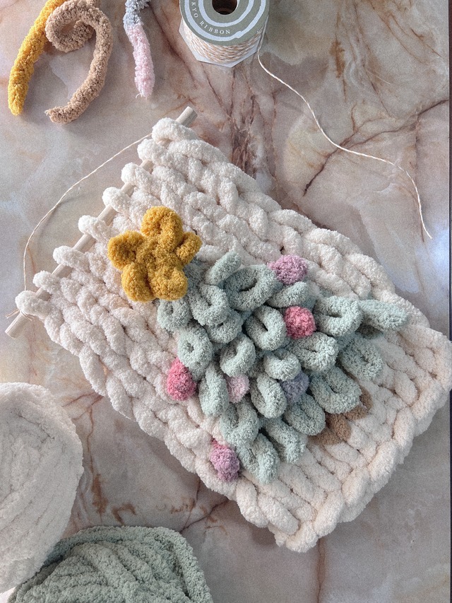 KIT：Xmas tree tapestry ︴ツリーの壁飾り制作キット