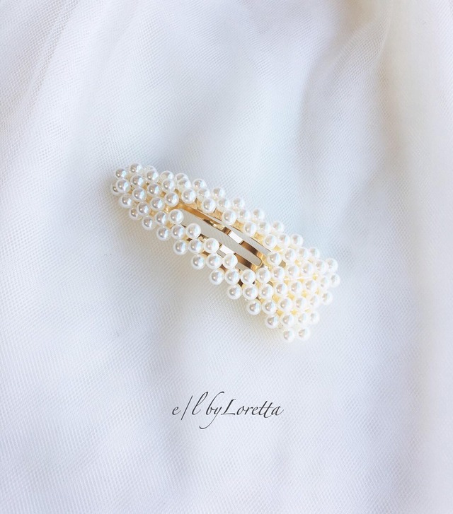 Pearl hair clip  0003