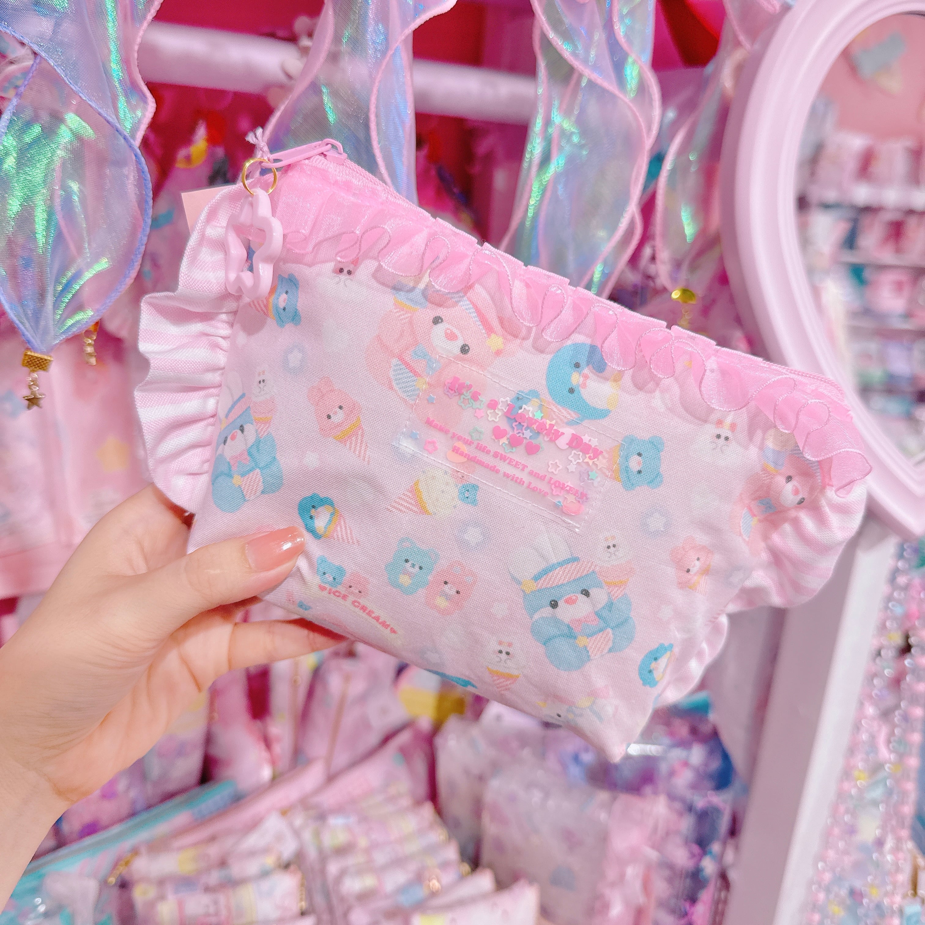 【F1】65-24フリルポーチ