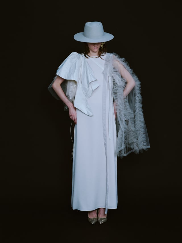 MARGE Tulle decorative wrap skirt (Ivory) | AAR