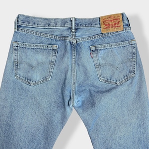 【LEVI'S】505 メキシコ製 デニム ジーパン ジーンズ テーパード ジッパーフライ W33 L32 リーバイス US古着