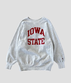 -Champion- Vintage 90s XXL IOWA STATE Reverse Weave Sweat made in USA