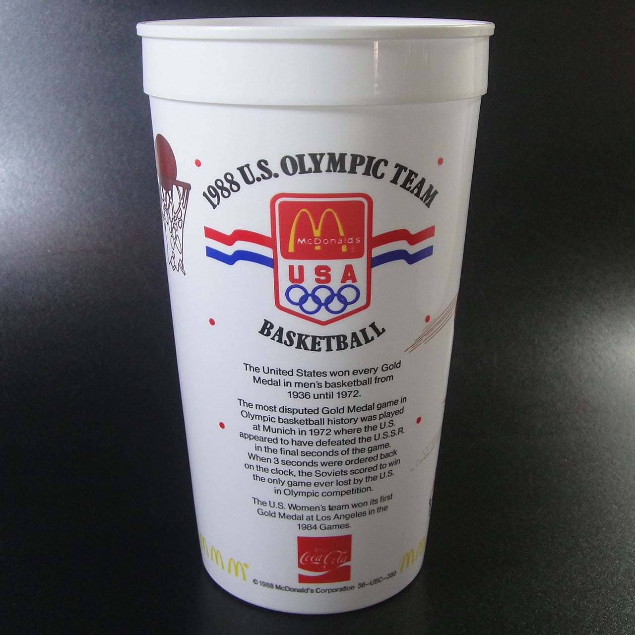 80'sアメリカ マクドナルド コカ・コーラ ソウルオリンピック記念