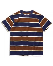 ボーダークルーネック半袖Tシャツ　S0410