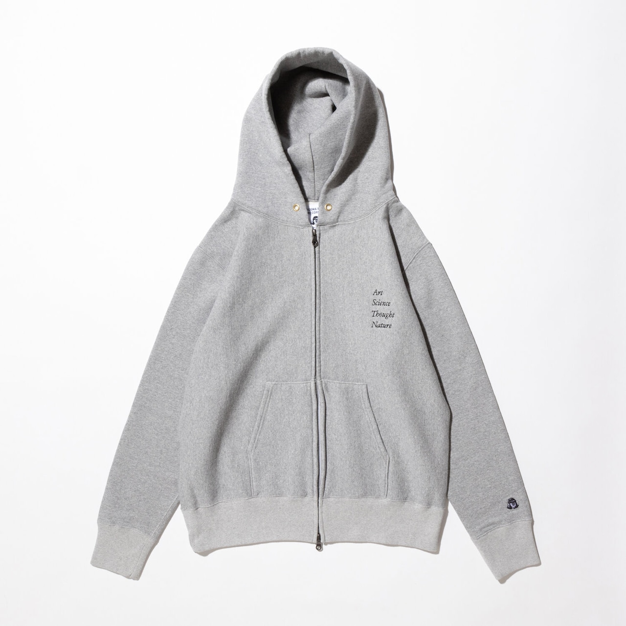 TACOMA FUJI RECORDS / Art Science Thought Nature ZIP HOODIE  designed by Shuntaro Watanabe