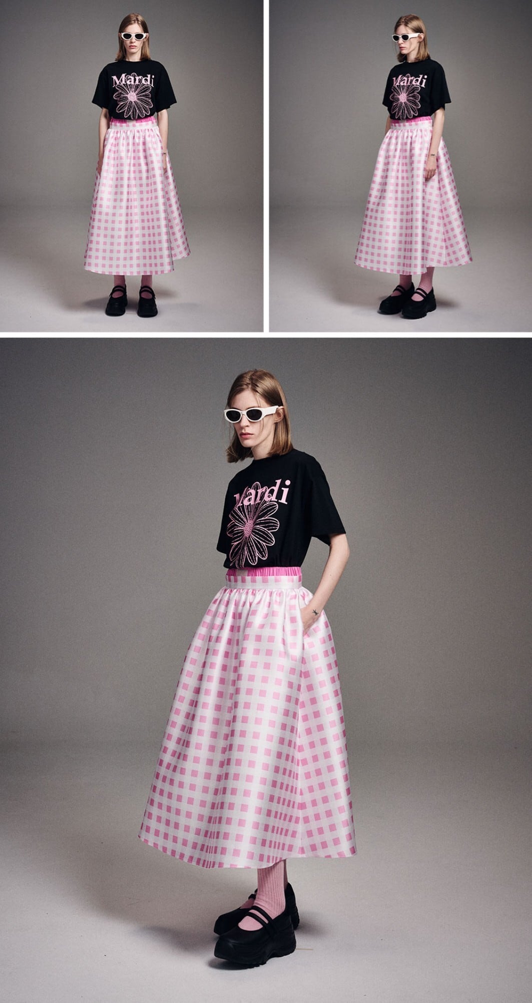 ☆IVE アンユジン X Mardi Mercredi コラボ！！TSHIRT FLOWERMARDI