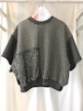 NIGATSU コラージュニット Black charcoal