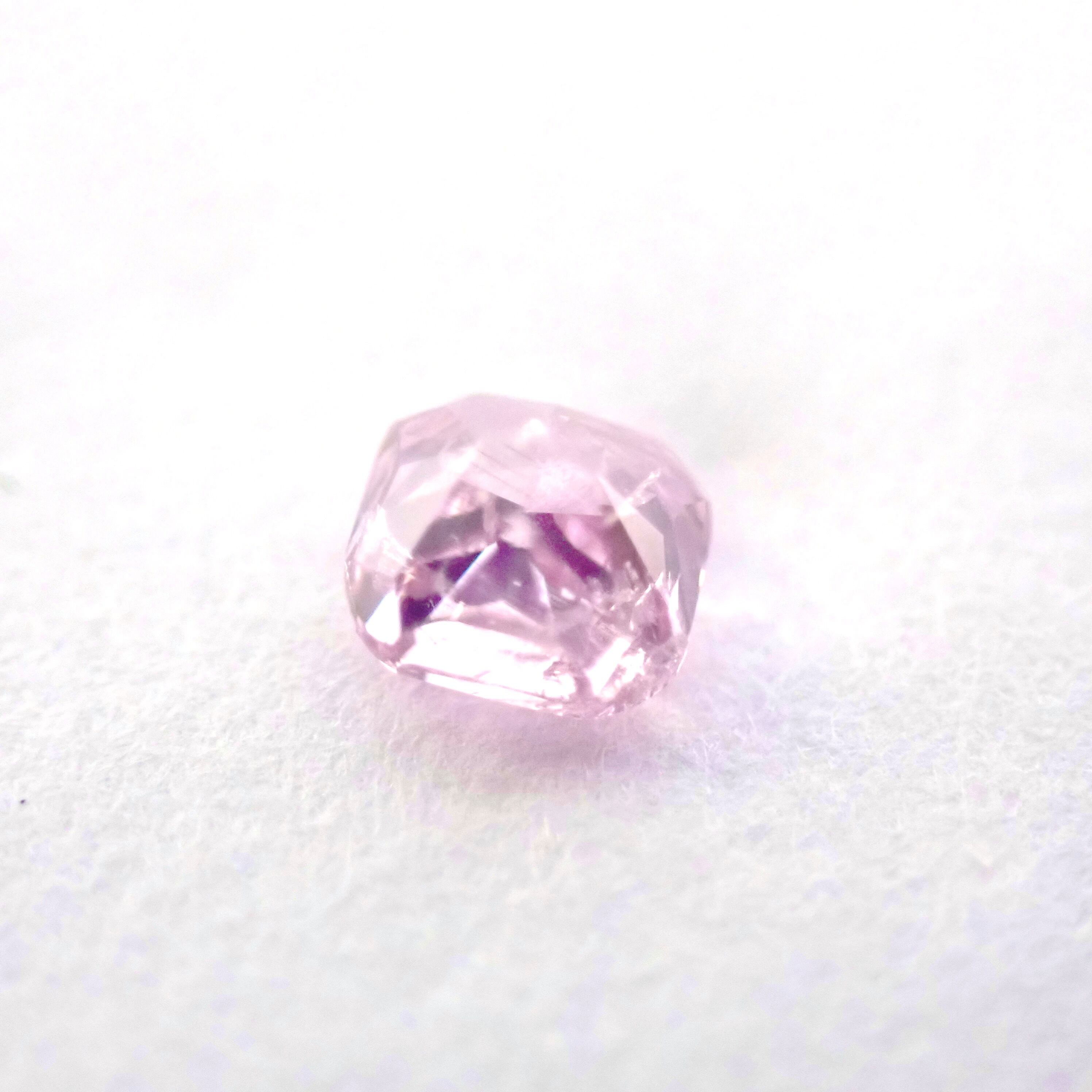 【希少】Fancy Intense Purple Pink 0.116ct ダイヤ ダイヤモンド ルース 裸石 天然 中央宝石研究所ソーティング付き