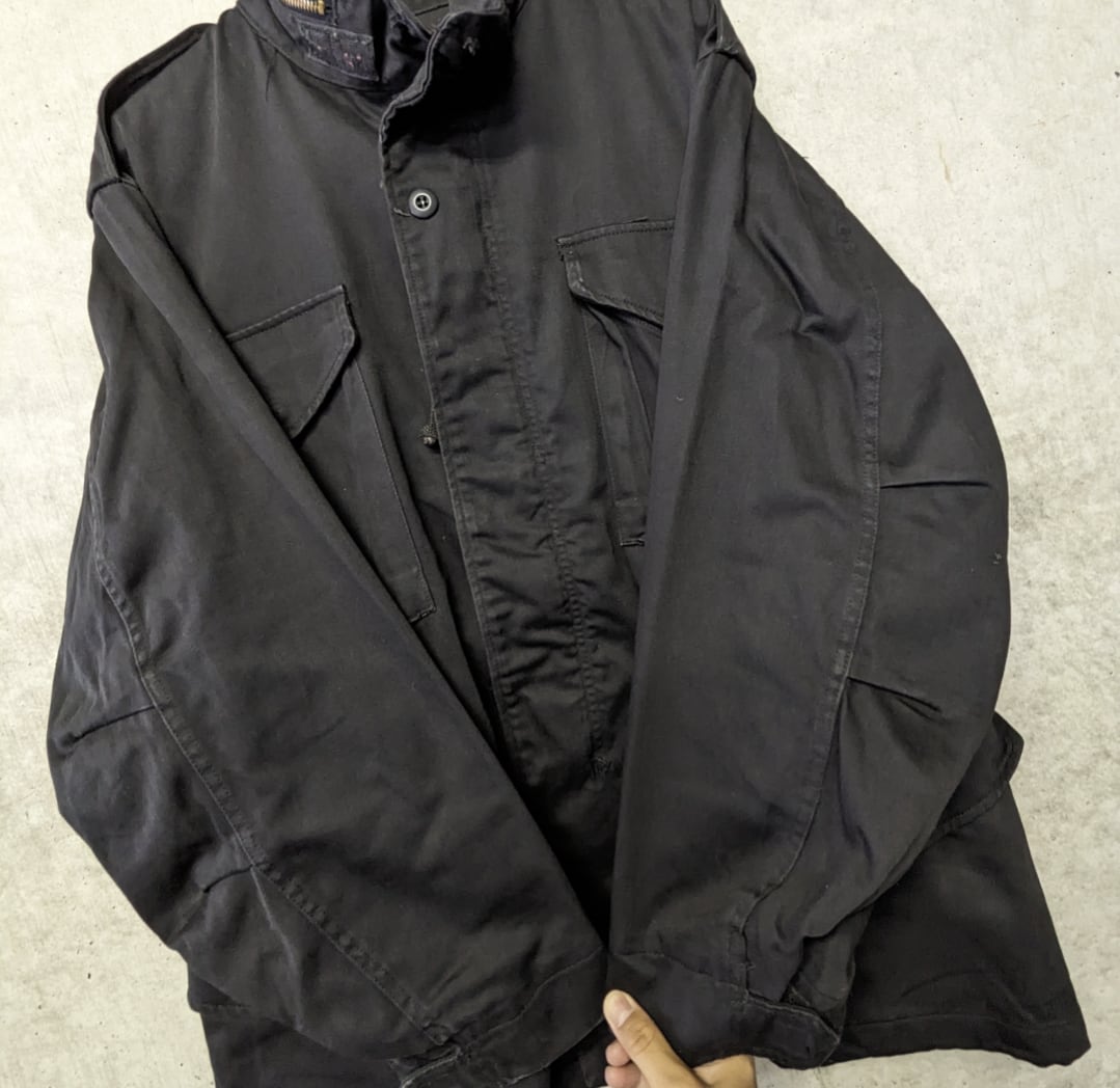 90s ALPHA M-65 fild jaket black 小岩店 | What'z up 90s ALPHA M-65 fild jaket black 小岩店 | What'z up