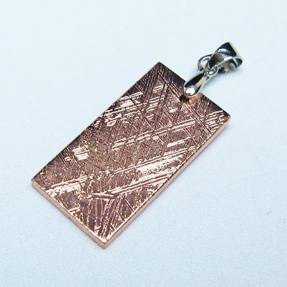 ギベオン ペンダント 隕石 メテオライト ピンクゴールド 一点物 おまかせ便 112-13516