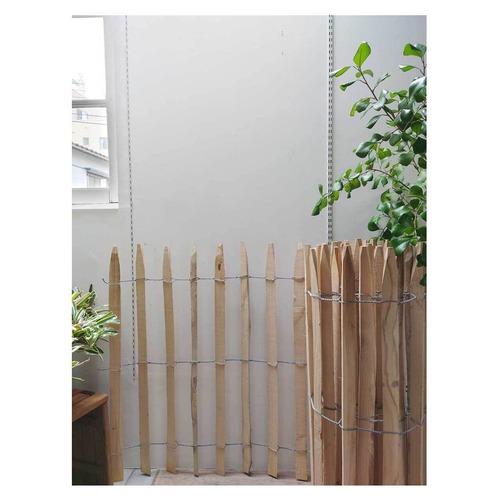 Chestnut wood fence【S】H100cm（space 6cm）