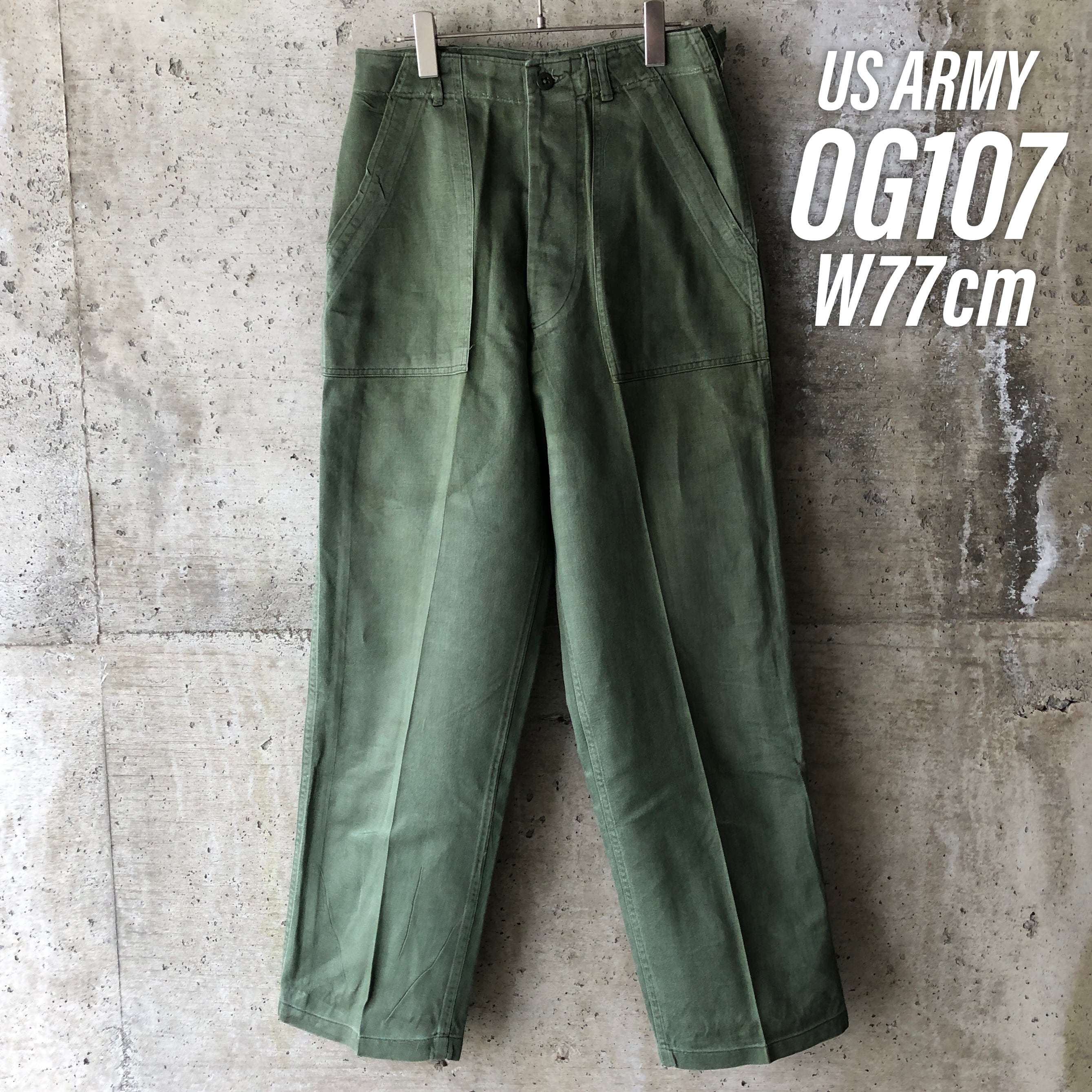 KU117 US ARMY 米軍 アメリカ軍 ベイカーパンツ 60s OG107-