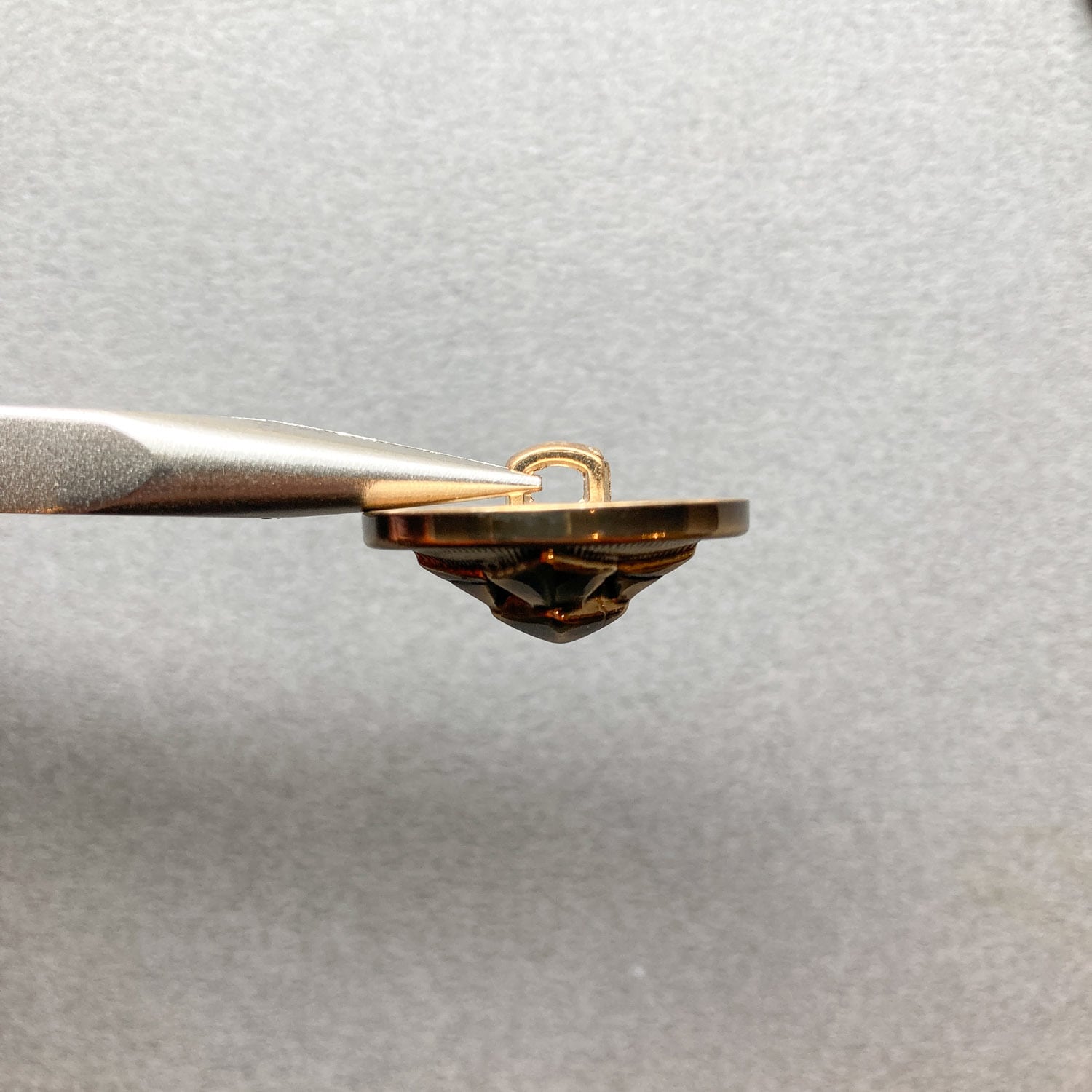 スタッズ風モチーフゴールドボタン（25mm） | Dua-アクセサリーパーツ