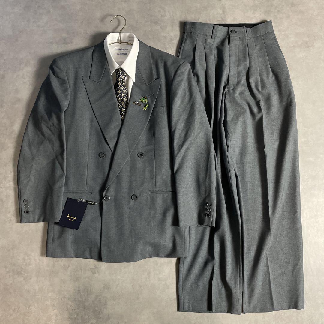 90s ヴィンテージ スーツ ダブル セットアップ 成人式vol.126 高級