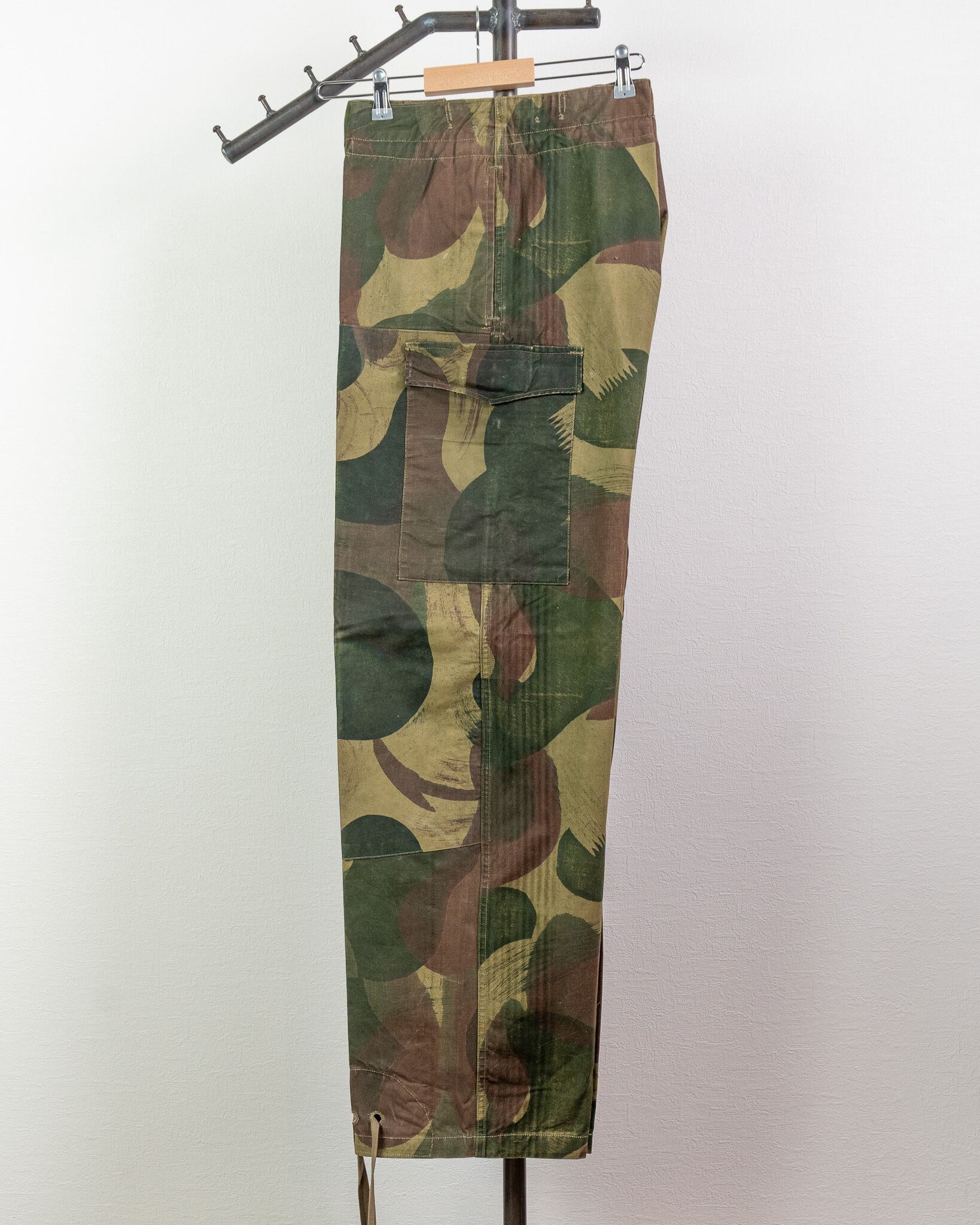 DEADSTOCK】50's Belgian Army Brushstroke Camouflage Trousers 実物