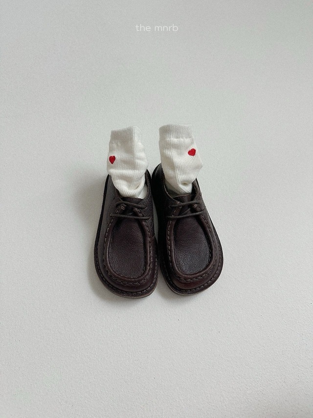 〘予約〙minirobe / Heart Logo Socks 3Set