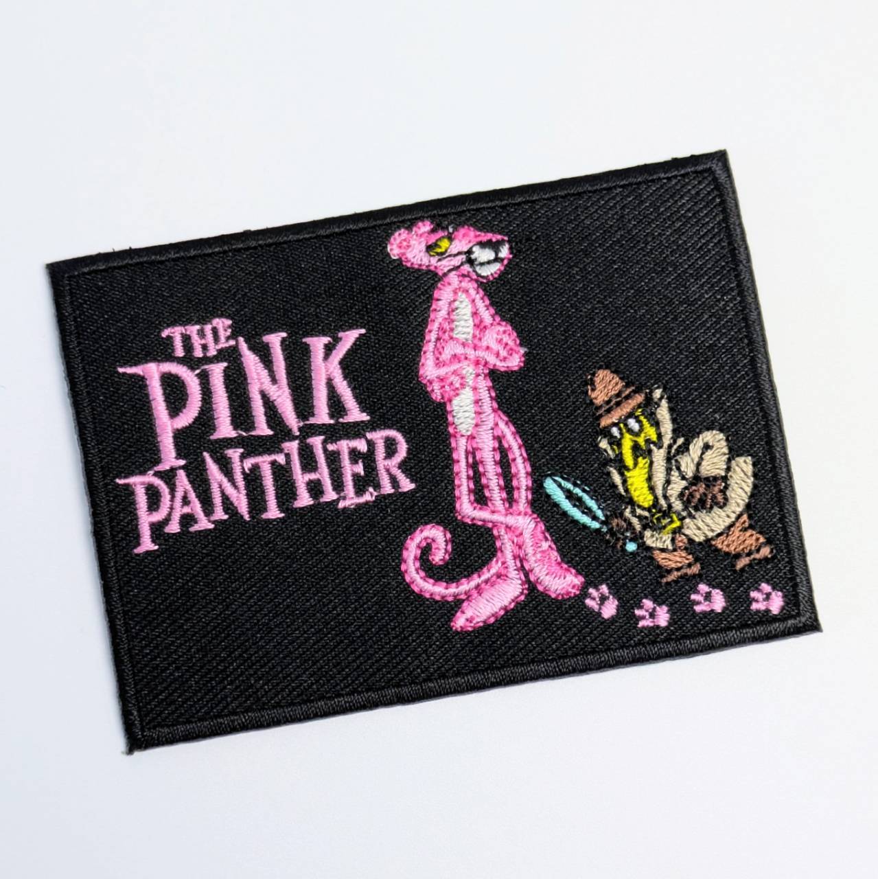 送料無料！ ★刺繍アイロンワッペン★【The Pink Panther（ピンクパンサー）】〚アメリカン雑貨 アメトイ〛