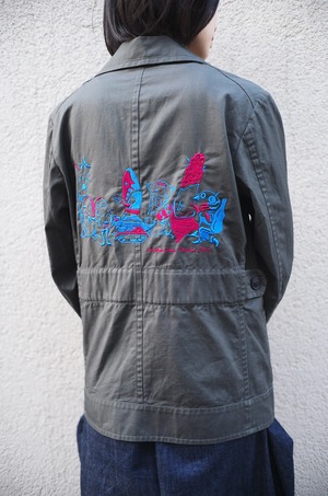 【一点物】KAIJU SHISHU Khaki JKT feat.足立真人