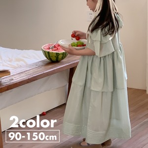 《取寄》シフォンシンプルワンピース （全２色） KMAI 韓国子供服 女の子