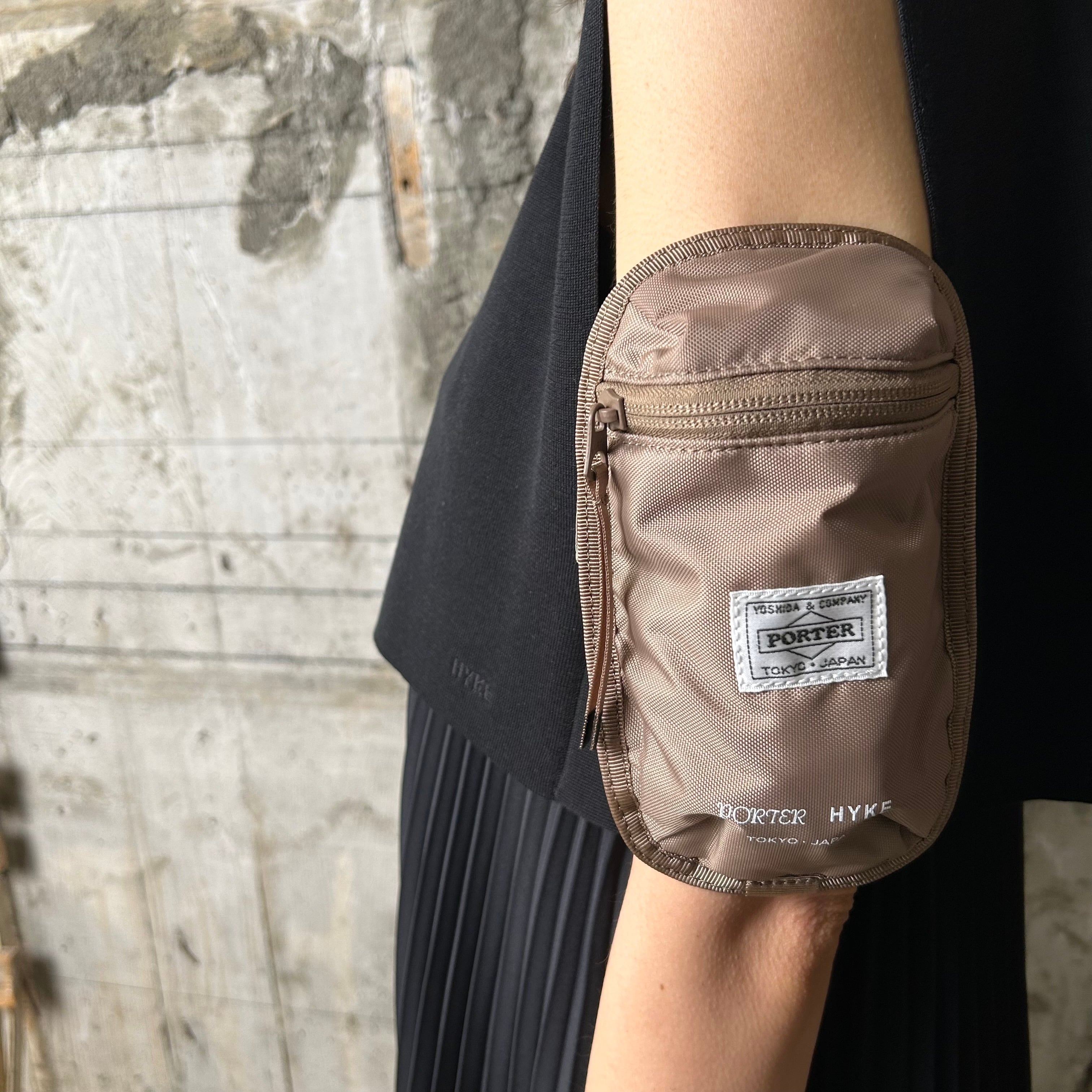 新品PORTER×HYKE ポーター ハイク ARM POUCH ベージュ - ボディバッグ