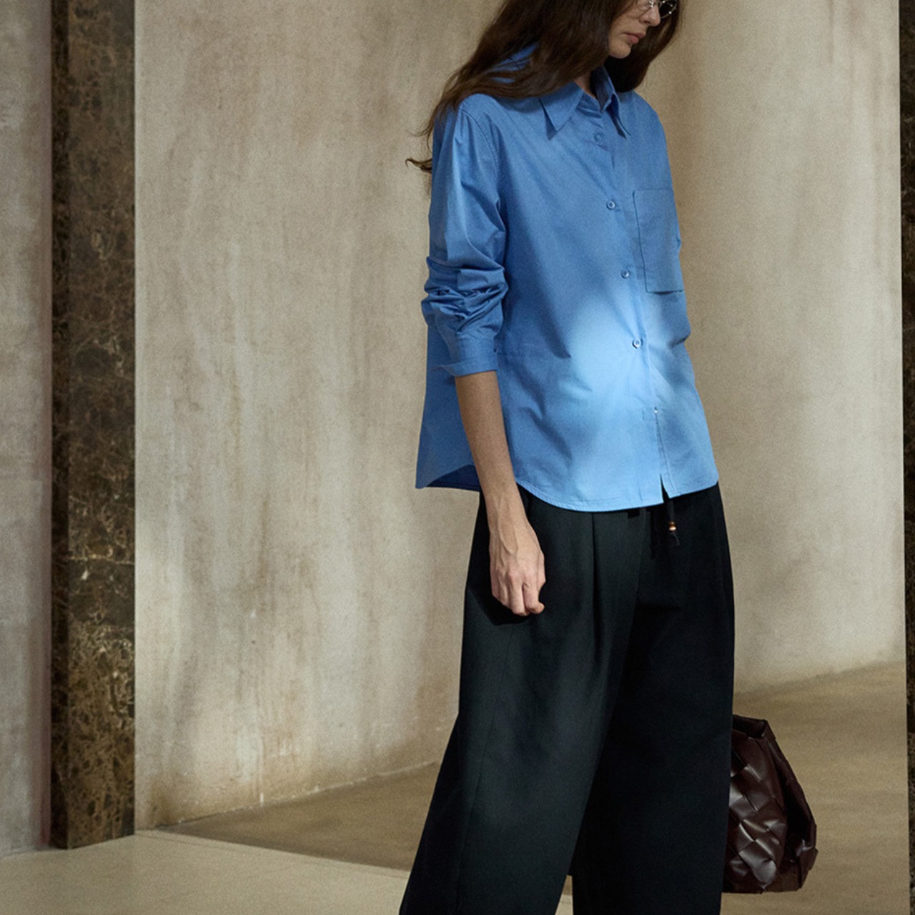 Minimal Cotton Shirt T4222