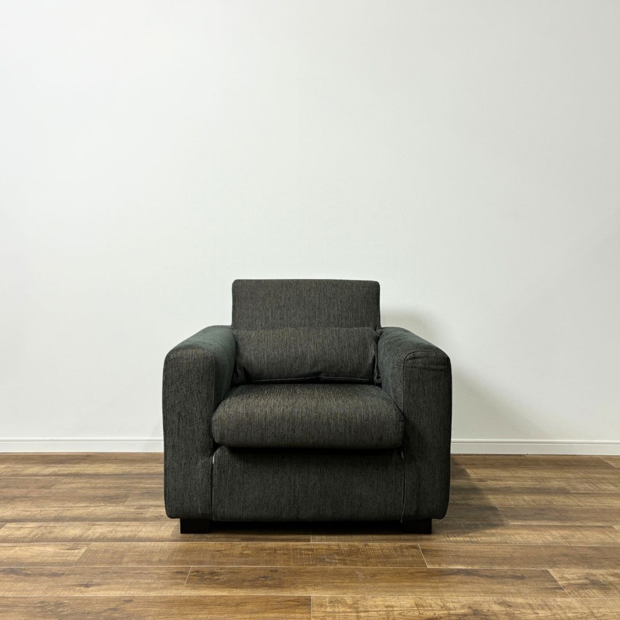 FLANNEL SOFA SOUL 1P SOFA フランネルソファ ソウル クッション付き 1人掛けソファ ナチュラル リビング ファブリック【中古】【250サイズ】