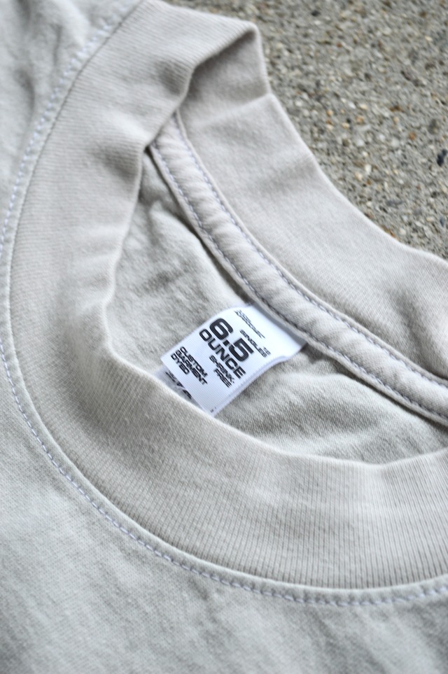 Los Angels Apparel Garment Dye Short Sleeve TShirts Made in USA 6.5oz ロサンゼルスアパレル  ガーメントダイT USA製 CEMENT GRAY