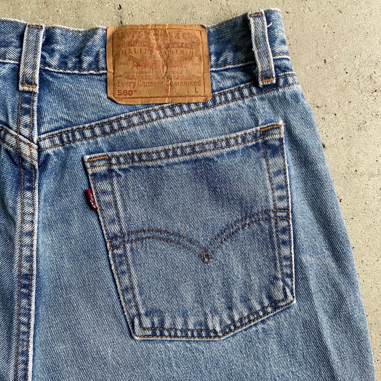 USA製 90年代 Levi's リーバイス 560 テーパードデニムパンツ ワイド