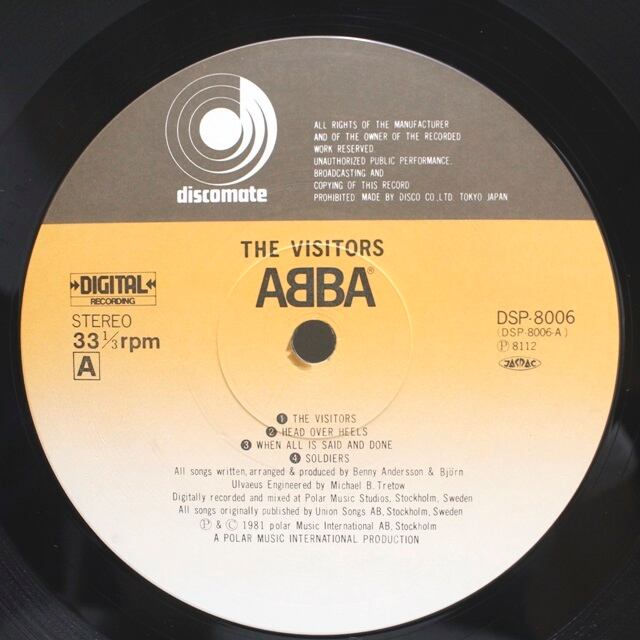 ABBA / The Visitors [DSP-8006] - 画像3