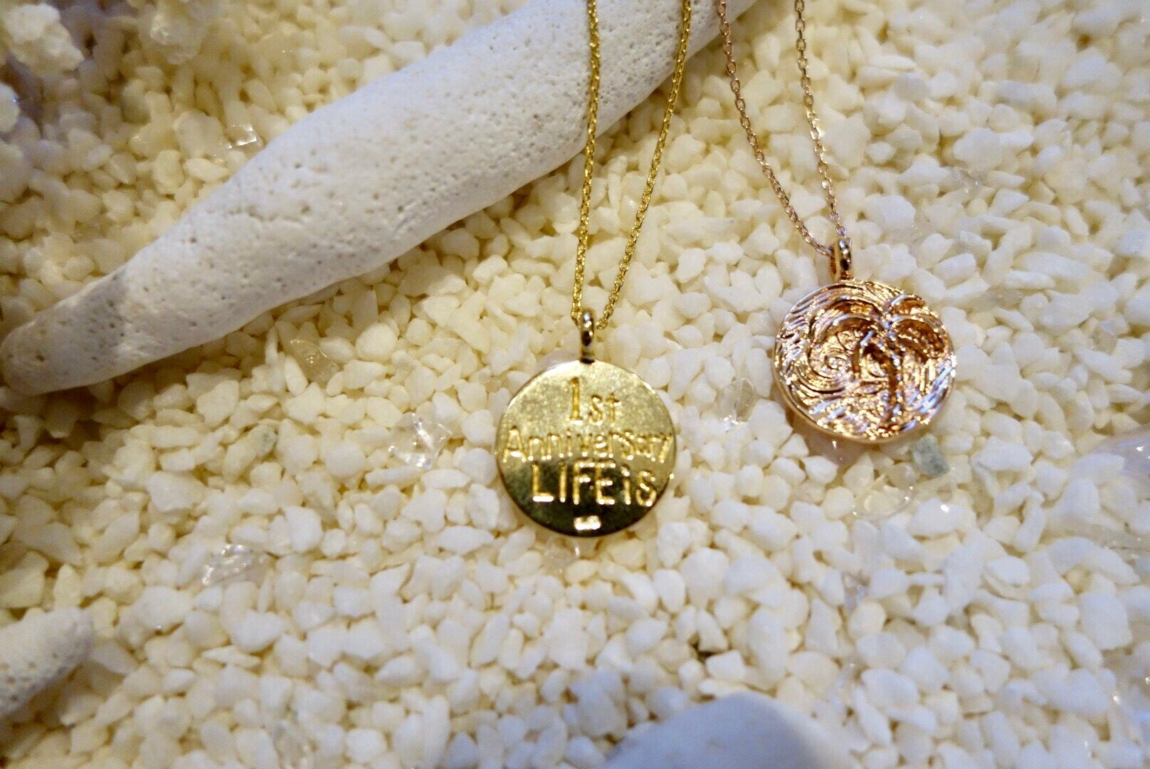 LIFE is 24KgpオリジナルハワイアンジュエリーネックレスBOX付き(ゴールド) ￥8900＋tax