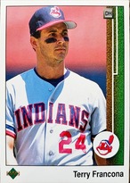 MLBカード 89UPPERDECK Terry Francona #536 INDIANS