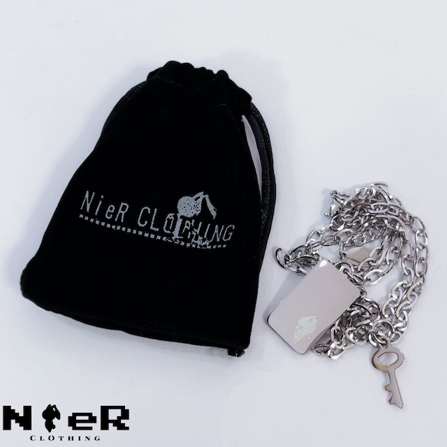 NieR STAINLESS PLATE NECKLACE［ミニポーチ付き］