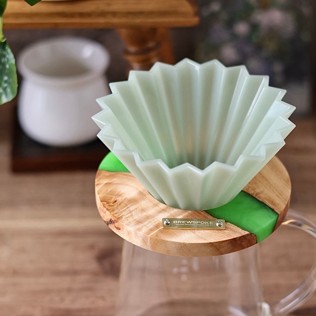 ORIGAMI Dripper Air M マットグリーン | COFFEE LAB KOMAMEYA