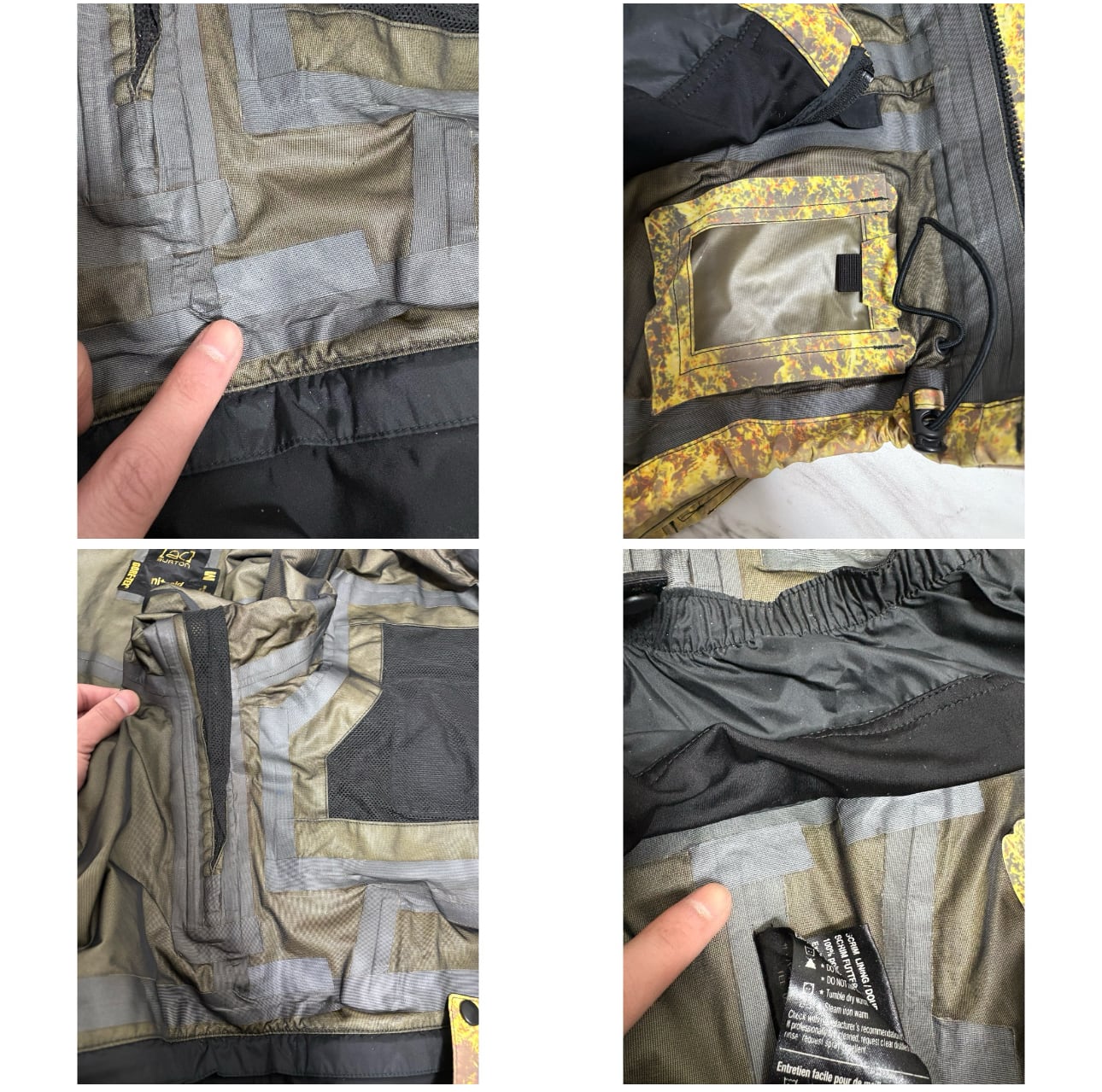 00s 〜 nitraid × burton ak real weed camouflage nylon mountain
