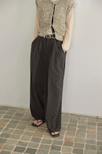 DU250501 linen like wide straight pants【T sizeあり】【Re Stock】【残り僅か】