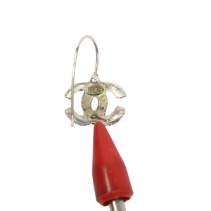 【最終処分SALE】CHANEL シャネル ココマーク ピアスシルバー K-6035